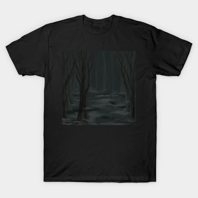 Dark Woods T-Shirt by Thedustyphoenix